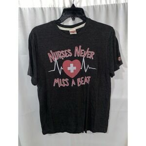Homage Nurses Never Miss A Beat T‎ Shirt Small